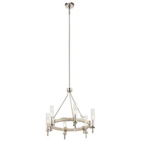  Telan Mid Sized Chandelier Chandelier - White Washed Wood