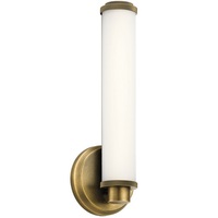  Indeco 1 Bulb Wall Sconce - Natural Brass