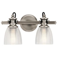  Flagship 2 Bulb Bathroom Lighting - Classic Pewter