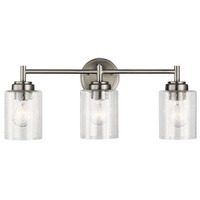  Winslow 3 Bulb Bathroom Lighting - Brushed Nickel