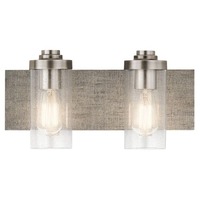  Dalwood 2 Bulb Bathroom Lighting - Classic Pewter