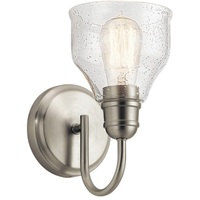  Avery 1 Bulb Wall Sconce - Brushed Nickel