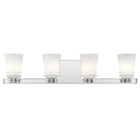  Victoria 4 or More Bulb Bathroom Lighting - Chrome