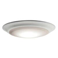  Utilitarian Flush Mount Ceiling Light - White