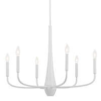  Deela Mid Sized Chandelier Chandelier - White