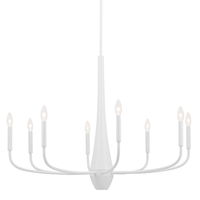  Deela Large Foyer Chandelier Chandelier - White