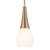  Deela Down Light Pendant Light - Champagne Bronze