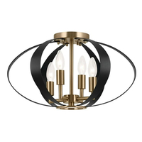 Flush Mount Ceiling Light 17-3/4" Width Flush Mount Ceiling Light 17-3/4" Width