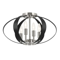  Cecil Flush Mount Ceiling Light - Polished Nickel