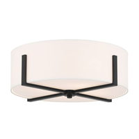  Malen Flush Mount Ceiling Light - Black