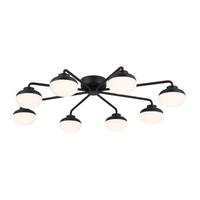  Remy Semi Flush Mount Ceiling Light - Black