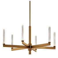  Sycara Large Foyer Chandelier Chandelier - Champagne Bronze