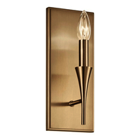  Alvaro 1 Bulb Wall Sconce - Champagne Bronze