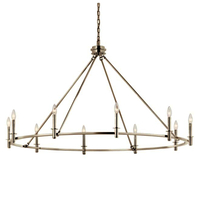  Carrick Large Foyer Chandelier Chandelier - Polished Nickel