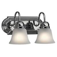  Builder 2 Bulb Bathroom Lighting - Chrome