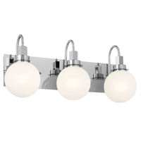  Hex 3 Bulb Bathroom Lighting - Chrome