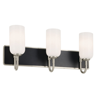  Solia 3 Bulb Bathroom Lighting - Brushed Nickel