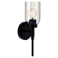  Madden 1 Bulb Wall Sconce - Black