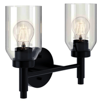  Madden 2 Bulb Bathroom Lighting - Black