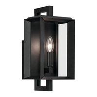  Kroft Entrance Outdoor Wall Light - Textured Black