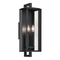  Kroft Entrance Outdoor Wall Light - Textured Black