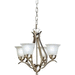 Kichler KK2019NI Brushed Nickel Mini Chandelier