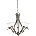 Kichler KK2020TZ Tannery Bronze Mid Sized Chandelier