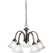 Kichler KK2022TZ Tannery Bronze Mid Sized Chandelier