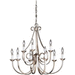 Kichler KK2031NI Brushed Nickel Mid Sized Chandelier