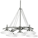 Kichler KK2055NI Brushed Nickel Mid Sized Chandelier