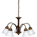 Kichler KK2093OZ Olde Bronze Mid Sized Chandelier