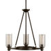 Kichler KK2343OZ Olde Bronze Mini Chandelier