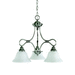 Kichler KK2556AP Antique Pewter Mini Chandelier