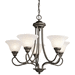 Kichler KK2557OZ Olde Bronze Mid Sized Chandelier