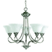 Kichler KK2557AP Antique Pewter Mid Sized Chandelier