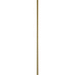 Kichler KK2999BNB Brushed Natural Brass Extension Downrod Part