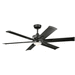 Kichler KK300300SBK Satin Black Oversize Fan (60'' and Larger)