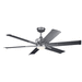 Kichler KK300300WSP Weathered Steel Powder Coat Oversize Fan (60'' and Larger)