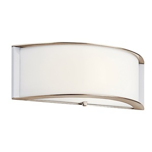 KK10630PNLED Arcola 1 Bulb Wall Sconce - Polished Nickel