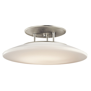 KK10898NI Ara Semi Flush Mount Ceiling Light - Brushed Nickel