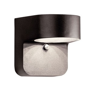 KK11077AZT Utilitarian Entrance Outdoor Wall Light - Textured Architectural Bronze