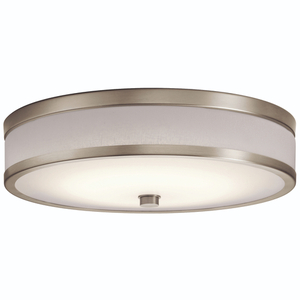 KK11303NILED Pira Flush Mount Ceiling Light - Brushed Nickel