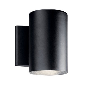 KK11309BKTLED Entrance Outdoor Wall Light - Textured Black