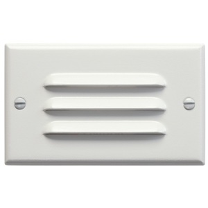 KK12600WH Step and Hall Light Louvered Hallway Step Light - White