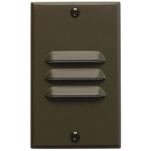 KK12606AZ Step and Hall Light Louvered Hallway Step Light - Architectural Bronze