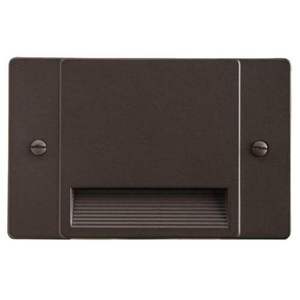 KK12663AZ Step and Hall Light Louvered Hallway Step Light - Architectural Bronze