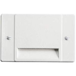 KK12663WH Step and Hall Light Louvered Hallway Step Light - White