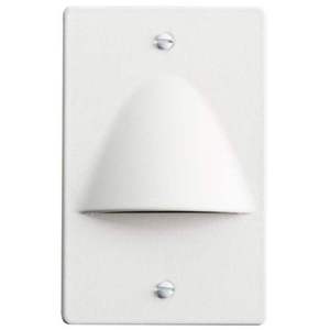 KK12667WH Step and Hall Light Louvered Hallway Step Light - White