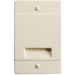 KK12668ALM Step and Hall Light Louvered Hallway Step Light - Almond