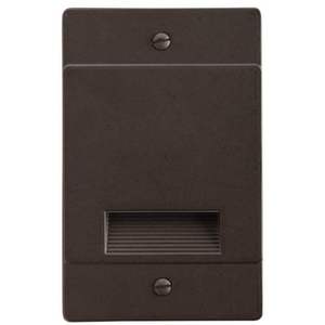 KK12668AZ Step and Hall Light Louvered Hallway Step Light - Architectural Bronze